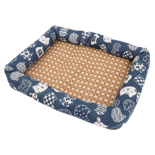 VANZACK Colchoneta refrescante para Dormir para Perros Pet Cooling Mat Dog Bed Cama cão Cama elevada para Perros pequeño cómodo Nido de Mascotas cojín para Dormir para Mascotas algodón