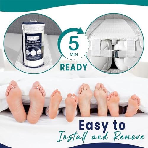 Image of 10 inch Extra Wide Bed Bridge Twin XL to King Converter Kit - Split King Gap Filler for Adjustable Bed - Mattress Connector & Gap Filler for Bed - Heavy Duty Metal Buckle Strap - 25D Memory Foam