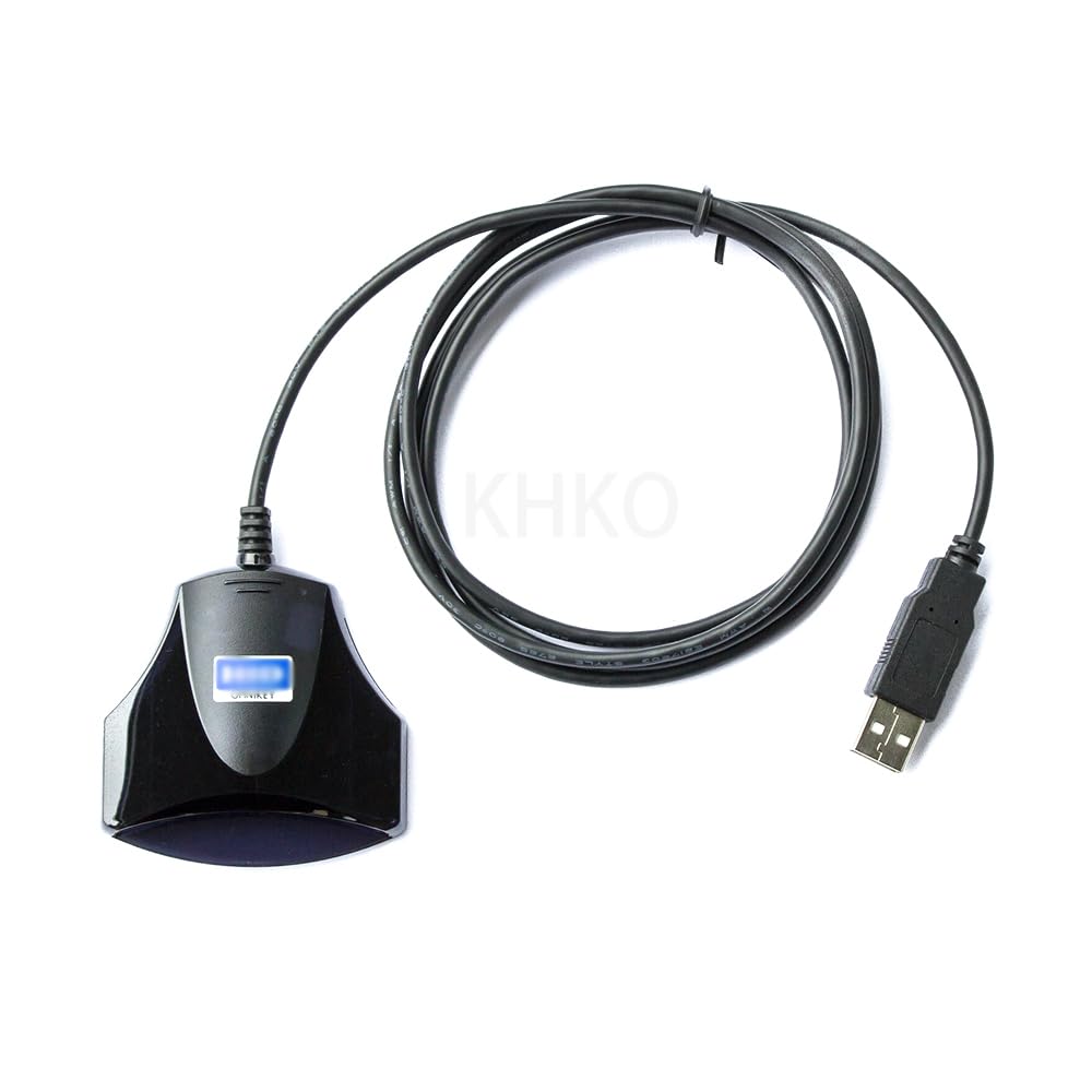 Not EID CAC DoD OMNIKEY CardMan 1021 for Omnikey1021 USB Smart Card Chip Reader Writer Universal Card Reader