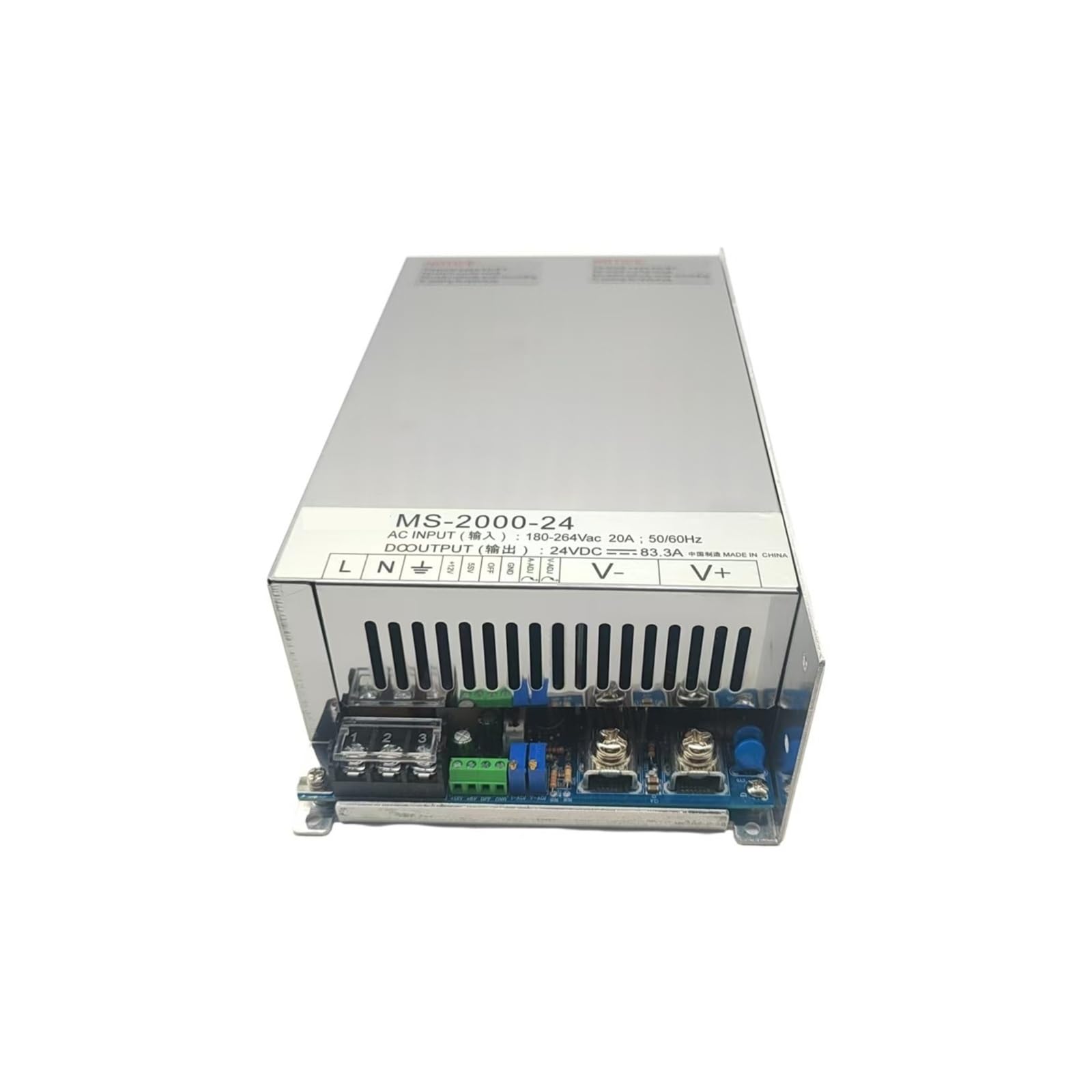 Wyświetlacz LCD z regulowanym zasilaczem impulsowym o mocy 2000 W