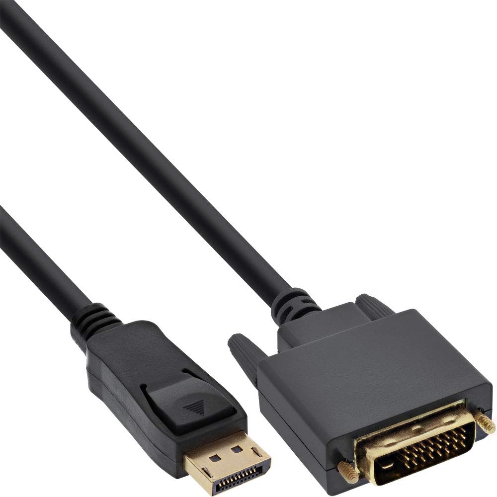 InLine Câble convertisseur DisplayPort vers DVI 10 m Noir