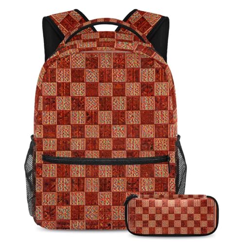 Ensemble cartables fille garçon avec sac à dos grande capacité multicolore