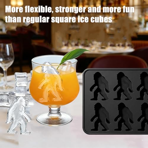 Molde para Cubos de Hielo Silicona Bigfoot 6 Cavidades miniatura 2