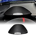 KUNGKIC Hartkohlefaser Auto Armaturenbrett Tachometer Obere Innenbereich Aufkleber Dekorative Innenbereich Compatible with Subaru BRZ Toyota GR86 2021 2022 2023 Zubehör Schwarz