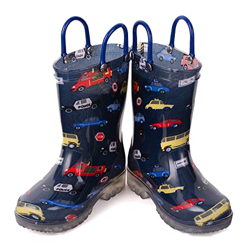 Image of HugRain Light Up Rain Boots for Little Kids