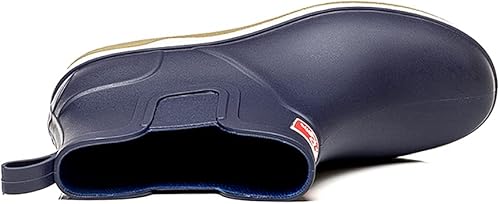 Miniatura 3 de Botas de lluvia para hombre, botines Chelsea para lluvia, botas cortas de goma, zapatos de jardín, antideslizantes, zapatos de agua