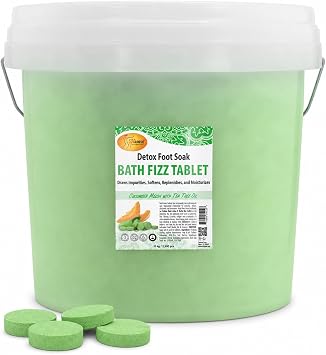 SPA REDI Salon Pedicure Foot Soak Tablets, Fast-Fizzing, 3 Gal