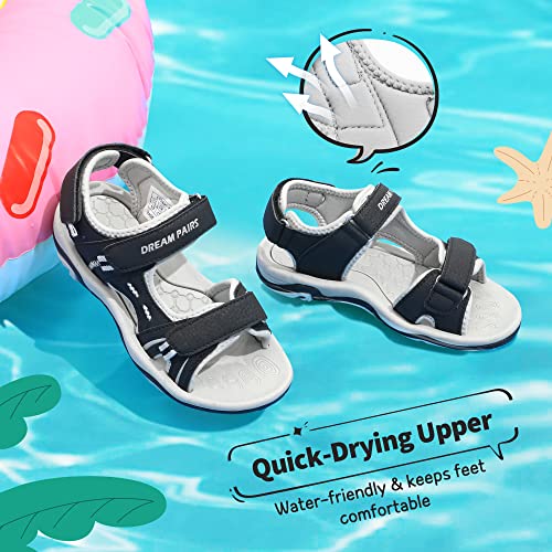 Image of DREAM PAIRS Boys Girls Sandals Kids Athletic Summer Sports Water Shoes for Toddler /Little Kid /Big Kid