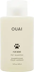 OUAI Fur Bébé Pet Shampoo, Mercer Street Scent - Dog Shampoo and Coat Wash for Hydrating, Cleansing and Adding Shine - Pet Supplies by OUAI (16 Fl Oz)