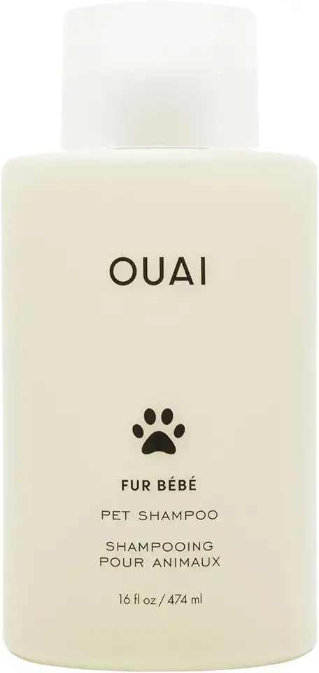 OUAI Fur Bébé Pet Shampoo, Mercer Street Scent - Dog Shampoo and Coat Wash for Hydrating, Cleansing and Adding Shine - Pet Supplies by OUAI (16 Fl Oz)