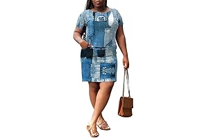 Concealing Comfort: PINSV Plus Size Dresses for All-Day Chic