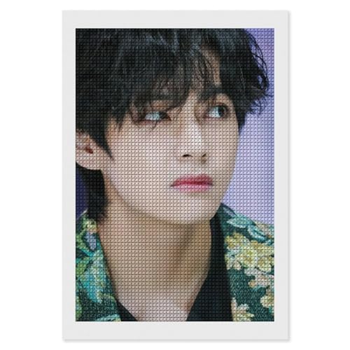 Bts�h�e���N�c �_�C�������h�A�[�g �l�p���r�[�Y ���S�Ҍ����_�C�������h�A�[�g �C�A�����h�r�[�Y�G�� DIY ���� �|�L�b�g �_�C�������h�h�� �S�ʓ\��t���^�C�v �l�C �v���[���g ���� 8"x12"