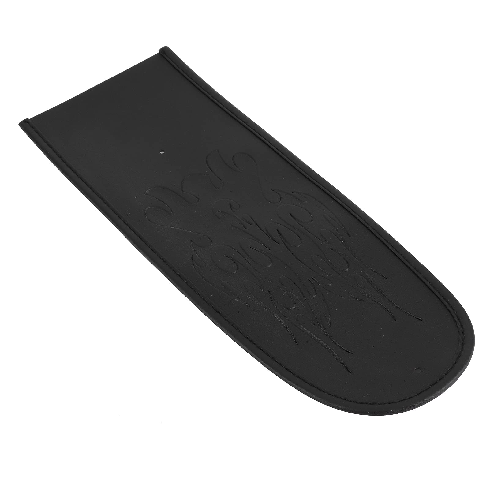 Parafango Moto Protector Decor Parafango Cover Pad Pelle Artificiale Fit per XL 883 1200 48 Trattamento Parafanghi Automobilistici (Nero)