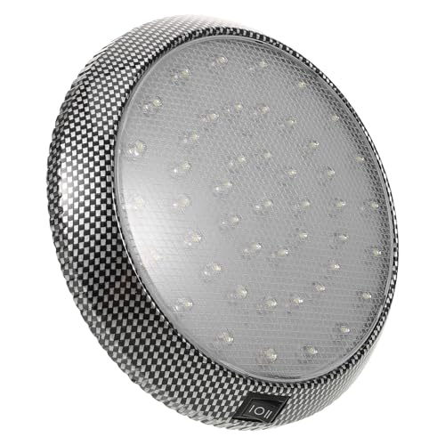 Ciieeo Lampe Dôme LED Intérieure pour Véhicule 46 Led, Bouton Interrupteur Pratique, Faible Consommation D'énergie, pour Éclairage Intérieur de Camion et Voiture
