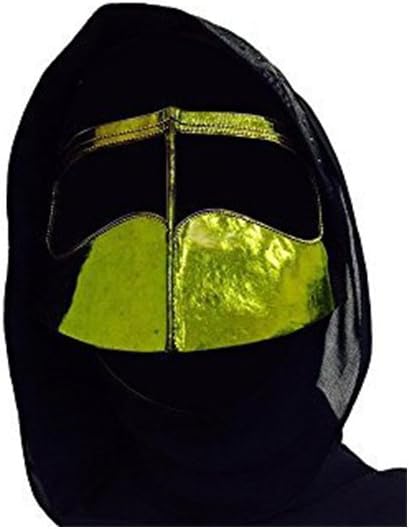 Batoola Metallic Bedouine Burqa Niqab Arab Veil Gulf Muslim Women Mask (Gold)