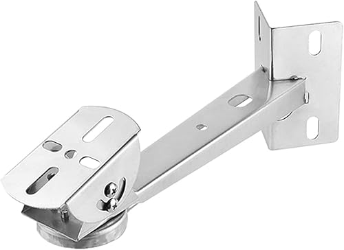 Miniatura 6 de SamIdea Adaptador universal de acero de 2 capas para montaje en poste de pared, soporte universal de 3 ejes, adaptador de extensión de base de metal