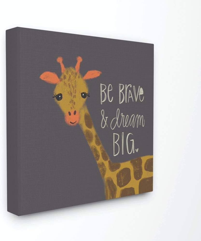 Amazon.co.jp: Stupell Industries Be Brave Dream ビッグキリン