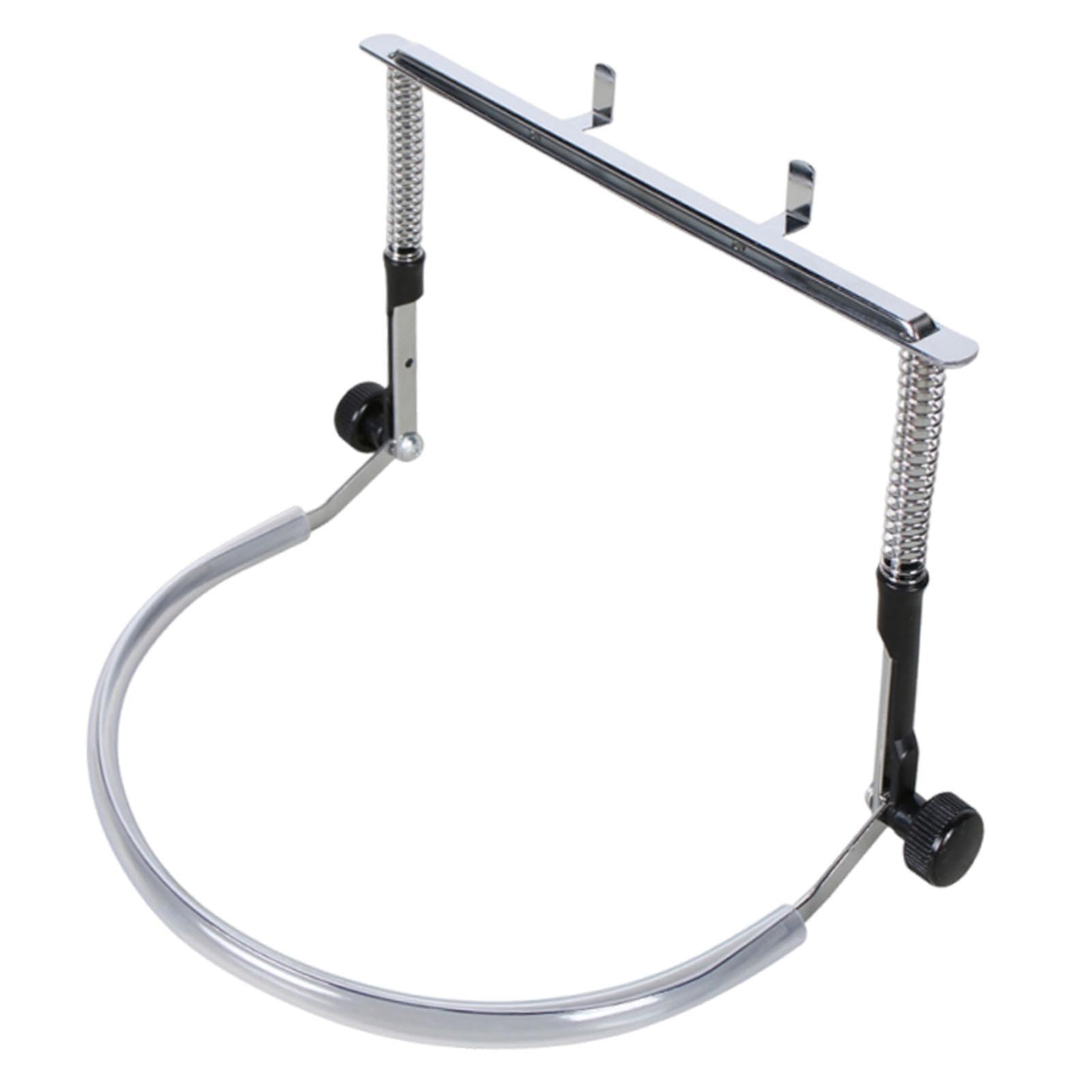 Soporte para Armónica, Atril Y Soporte para El Mástil Como Accesorios con Tensión de Resorte Ajustable para Mayor Comodidad Y Estabilidad de Los Músic, Plateado