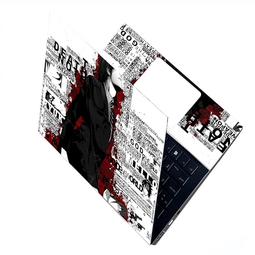 Image of Full Laptop Skin Stickers HD Quality Sticker for Laptops Upto 15.6 inch (Dustproof|Waterproof|Scratchproof|Reusable) - BE Death Note FL