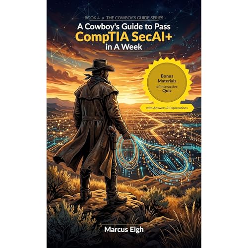 A Cowboy's Guide to Pass CompTIA SecAI+ in A Week Audiobook By Marcus Eigh cover art