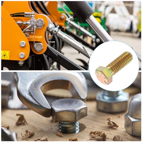 Tornillo hexagonal de grado 8 cincado con rosca UNC para ensamblajes de alta resistencia 4