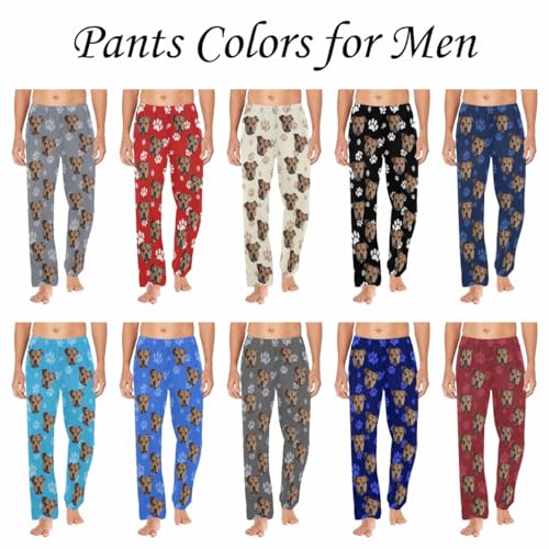 MyPupSocks Custom Face Pajama Pant Christma Pajama Bottoms Personalized Pajama for Boyfriend Girlfriend Pajama Bottoms Scok2