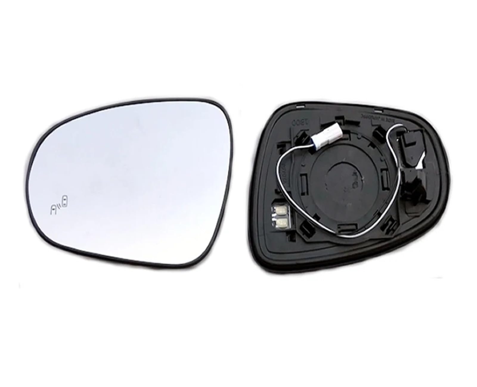 Wing Door Mirror Glass For Lexus ES ES200 ES250 ES260 ES300 ES350 2012-2018 Mirrors Glass Door Side Mirror Lens With Heating Blind Spot Car(2PCS left and right)