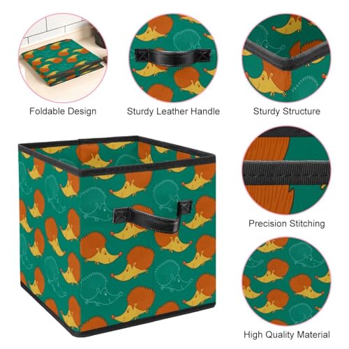 Boîte de rangement cube avec poignées pour optimiser vos placards et étagères