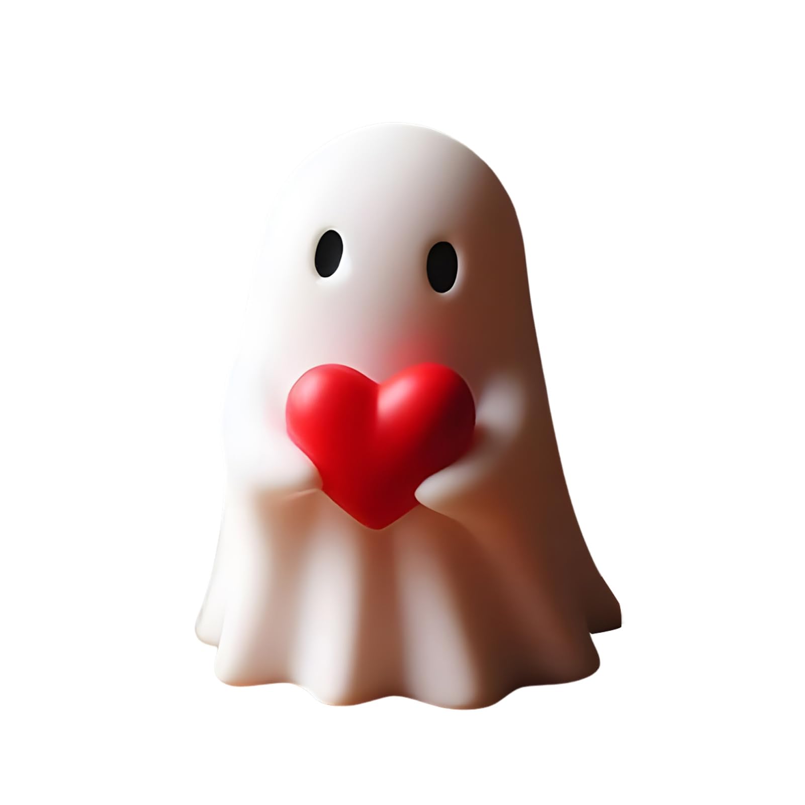 HshDUti Halloween Ghost Figurine, Ghost Ornament Statue Memorial Home Decor, Halloween Decorations Collectible Gothic Spooky Middle Finger Ghosts Gifts for Women Men, Room Bedroom Desk Decor A