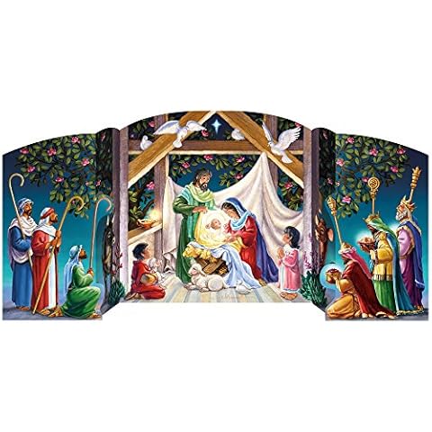 Calendario para adviento con imagen del pesebre Cover