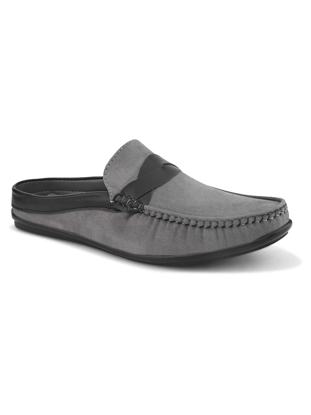 sir corbett Suede Back Open Loafers for Men | Half Lofer | Backless Lofar-picture-33