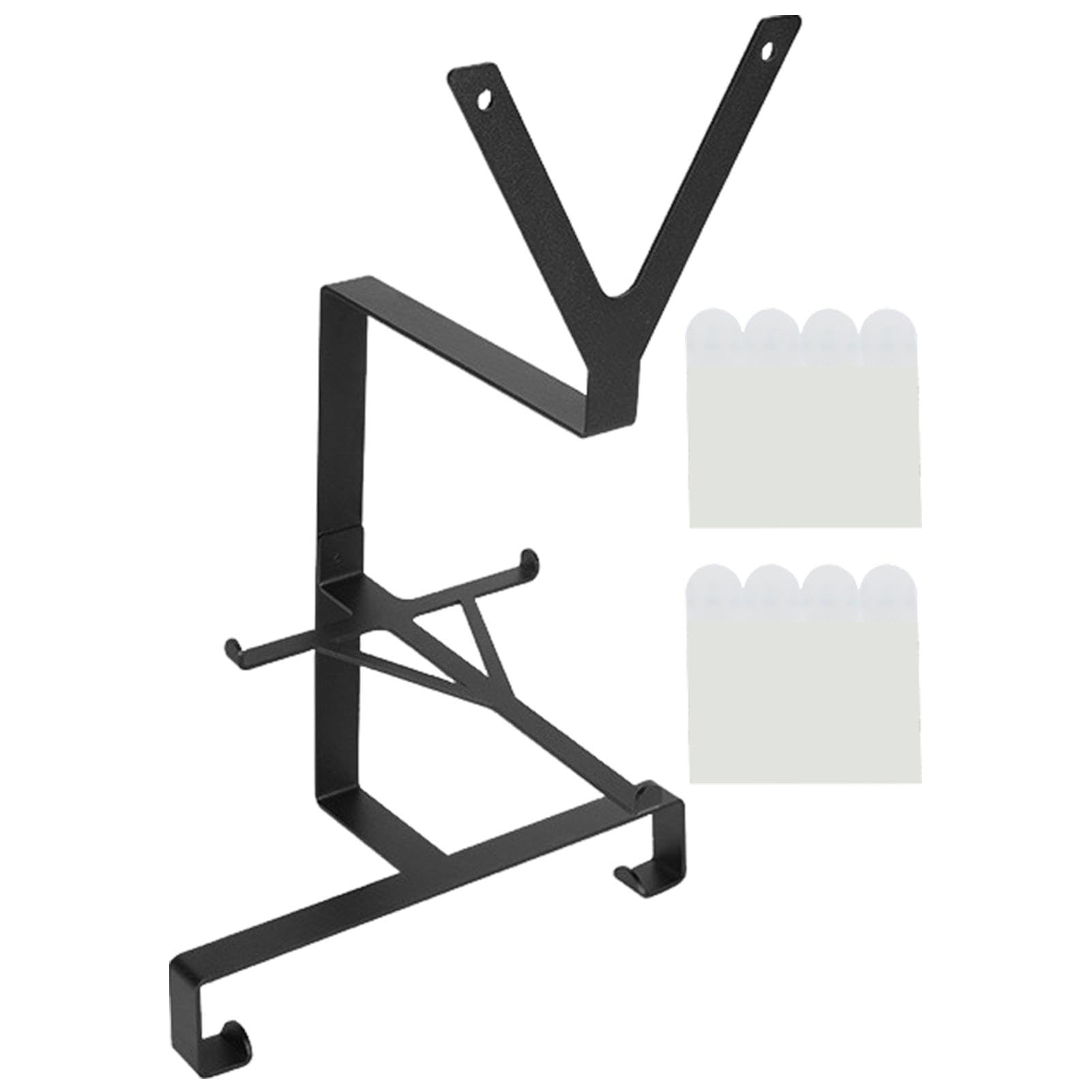 Organizador de pared para bicicletas y soporte horizontal para cascos o gafas de ciclismo