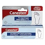 Canesten Antifungal Cream: Cures Athlete's Foot, Jock Itch, Ringworm; Relieves Itching, Burning, Scaling and Soreness: Odourless, Greaseless and Non-Staining; Medicated Clotrimazole Cream (30g)