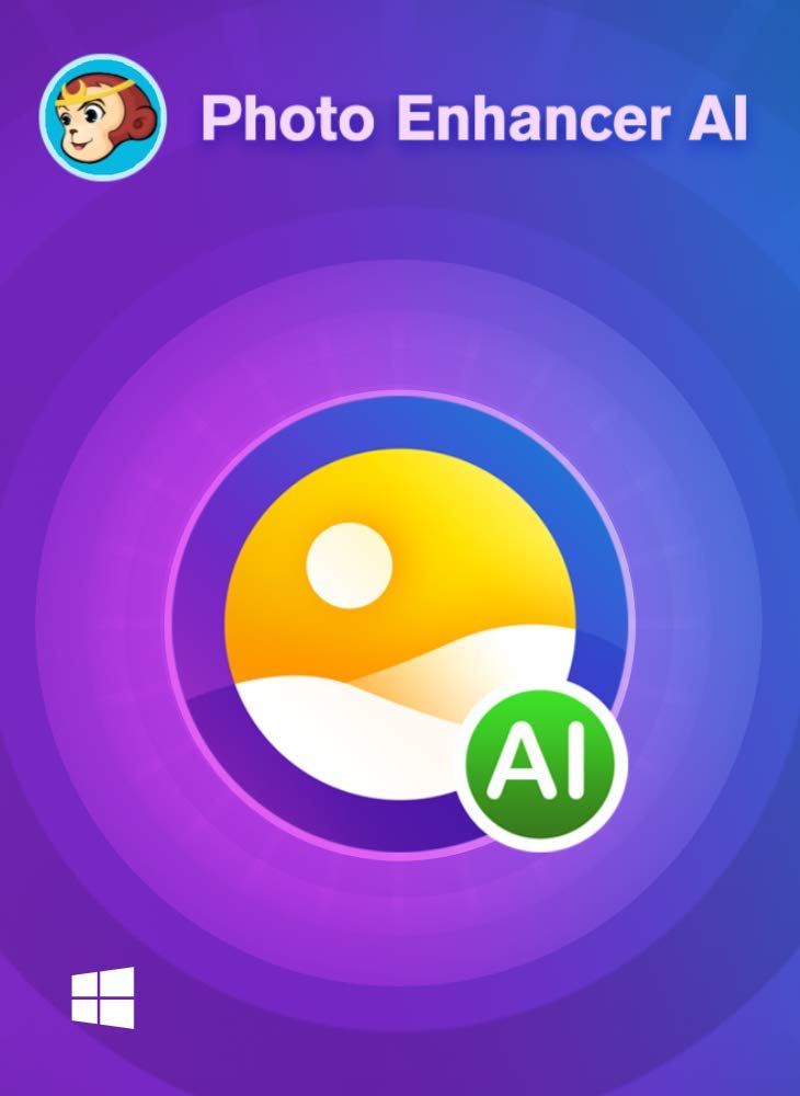 DVDFab Photo Enhancer AI Windows (Product Keycard ohne Datenträger) -Lebenslange Lizenz
