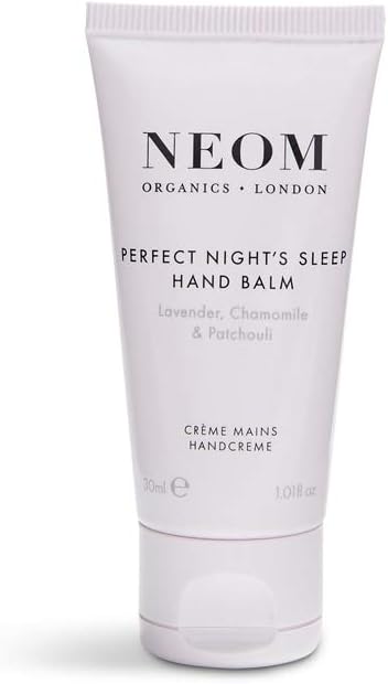 NEOM  Perfect Night's Sleep Hand Balm, 30ml | Lavender & Jasmine | Moisturising & Nourishing | Shea Butter |100% Natural Fragrance