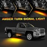 Photo of the Truck LED Running Board Lights Amber Side Marker Kit