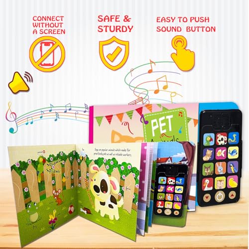 Image of Sound Book | Interactive Musical Board Book for Toddlers | Fun and Educational Noisy Book for Toddlers (Pet Animal)