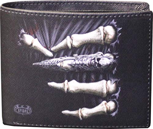 Preisvergleich Produktbild Spiral Geldbeutel Death Grip 13 x 10 cm schwarz