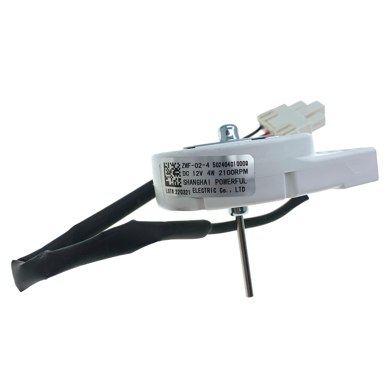 DC12V 4W Refrigerador Evaporador Ventilador Motor Conjunto ZWF-02-4 / 50240401000Q para Frigidaire 5304502818 / Magic Chef Fridge/Kenmore