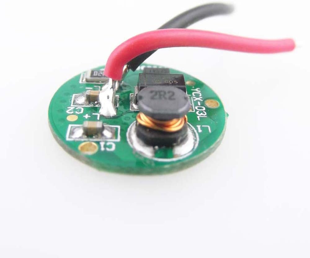 Nuosenda 16.7mm x 5.6mm 1.5V-4.2V Circuit Board for 1x3W CREE LED Flashlight