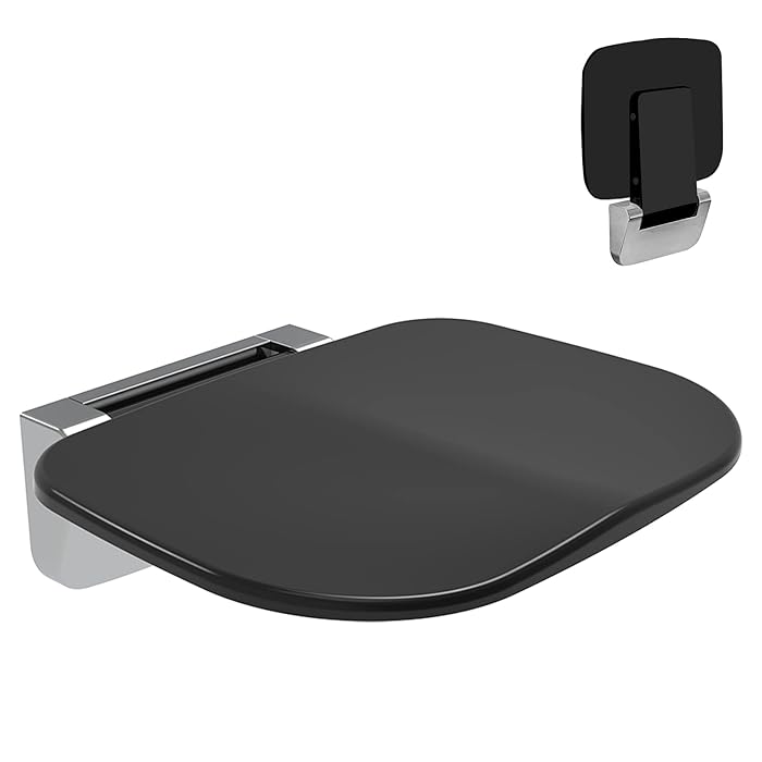 Buy EASYWOW Folding Shower Chair Wall Mounted Fold Down Shower Seat 400