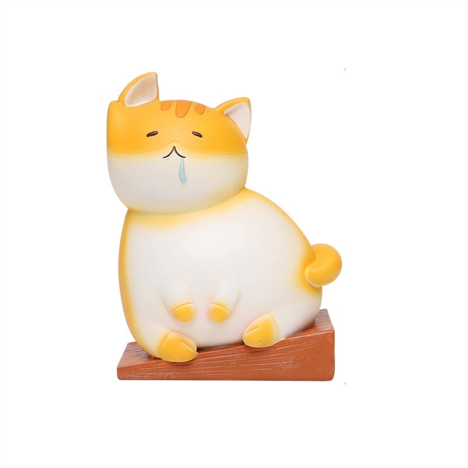 Sujetalibros de gatos lindos de resina, soporte para libros y decoración del hogar