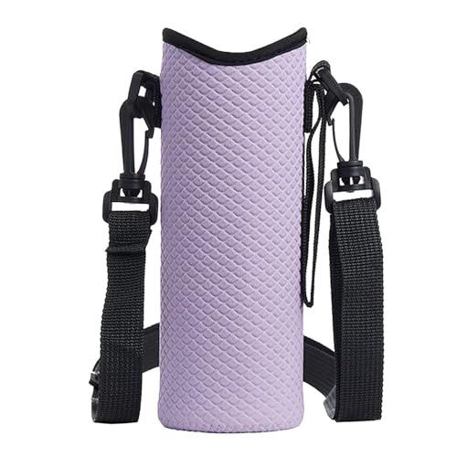 Portabotellas de agua aislado, con correa ajustable para el hombro para un fácil transporte, diseño ligero y resistente con protección térmica, ideal para gimnasio, viajes, deportes, camping