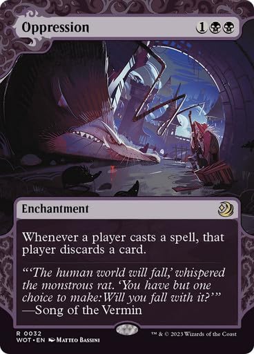 Amazon.com: Oppression (032) Enchanting Tales MTG : Toys & Games