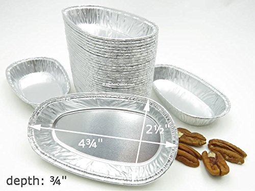 Disposable Aluminum Potato Shell Pans For Twice Baked Potatoes And Mashed Potato Boats #8100 (500) #TOP1