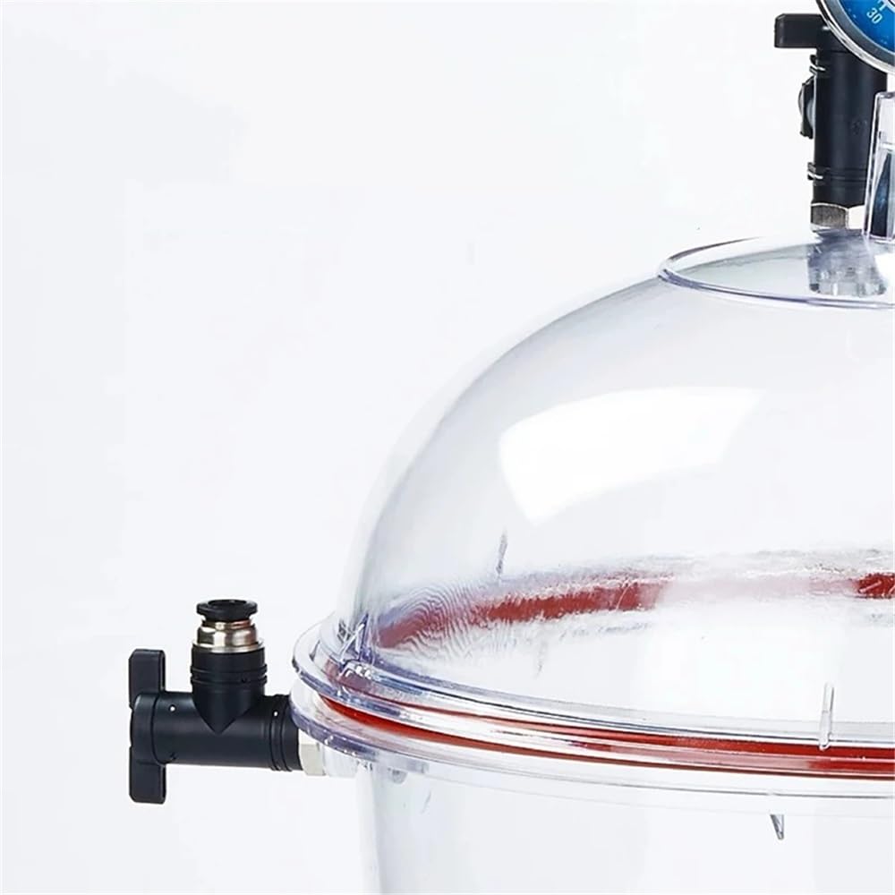 Urządzenia laboratoryjne i wyposażenie laboratoryjne 150 mm, tworzywo sztuczne, próżniowe, przezroczyste, do przechowywania, manometr zaworu (150 mm)