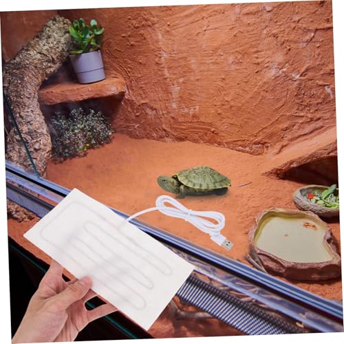 Alfombrilla térmica portátil para reptiles y mascotas miniatura 4