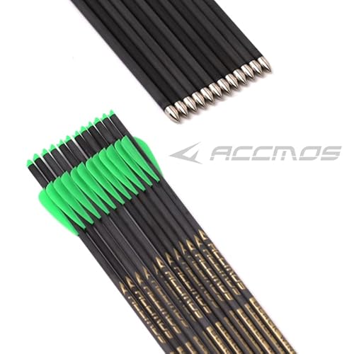 18Pc 10'' 13''13.5''14''16''18''20''Crossbow Bolt Carbon Arrow Carbon Crossbow Arrows With 1.75"" Vanes For Hunting And Outdoor Practice Archery Arrows #TOP2