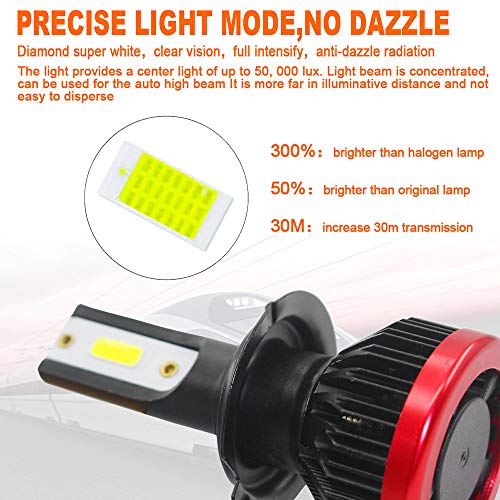 Yorten Lâmpadas para farol de carro 2 unidades Farol de carro para farol de nevoeiro Kit de conversã