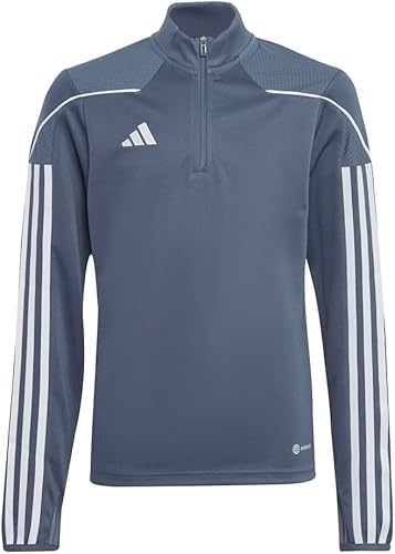 adidas Niños Niños Tiro23 League Quarter Zip Soccer Cleats Absorbe la Humedad - Negro